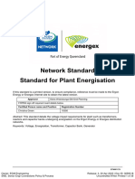 STNW1179 Standard For Plant Energisation