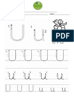 NOMBRE: - FECHA: - CURSO: - Realizar El Trazo de La U-U