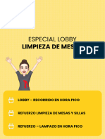 Boletin Especial Limpieza LOBBY