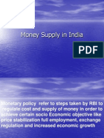 Money Supply in India Measures and Growth