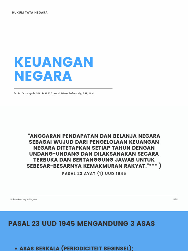 Keuangan Negara | PDF