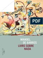 Livro Sobre Nada Manoel de Barros