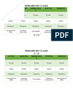 HORARIO