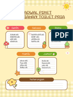 Pastel Yellow Playful Doodle Weekly Schedule Planner