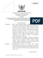 Perbup 19 Tahun 2022 Tentang Standar Kompetensi Jabatan