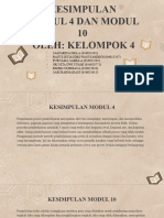 Kesimpulan Modul 4&10 Kelompok 4