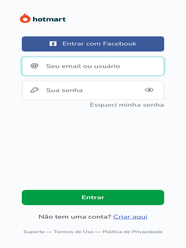 Como Acessar Sua Conta Hotmart | PDF