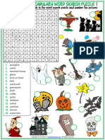 Halloween Vocabulary Puzzle