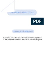 Prepare Handtools