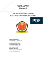 Tugas Agama: "Ibadah Haji Memperkokoh Persatuan Dan Kesatuan Umat"