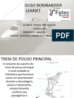 TREM DE POUSO BOMBARDIER LEARJET