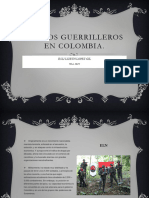 Grupos Guerrilleros en Colombia