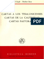 Staab, Karl - Cartas Tesalonicenses Cautividad y Pastorales