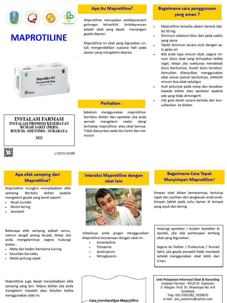 Informasi Penting tentang Maprotiline | PDF | Kesehatan Holistik