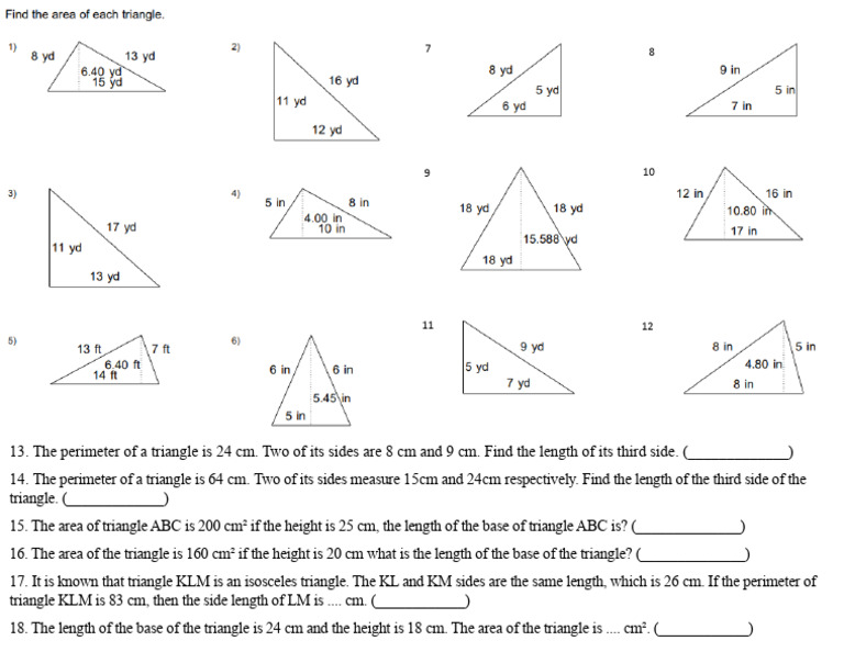 Triangles | PDF