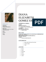 Curriculum Vitae (Diana)