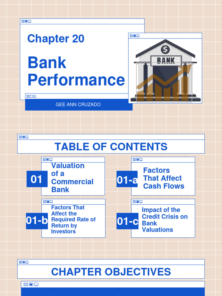 Bank Performance and Valuation Insights | PDF