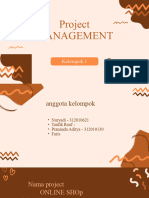 Tugas Kelompok Project Management