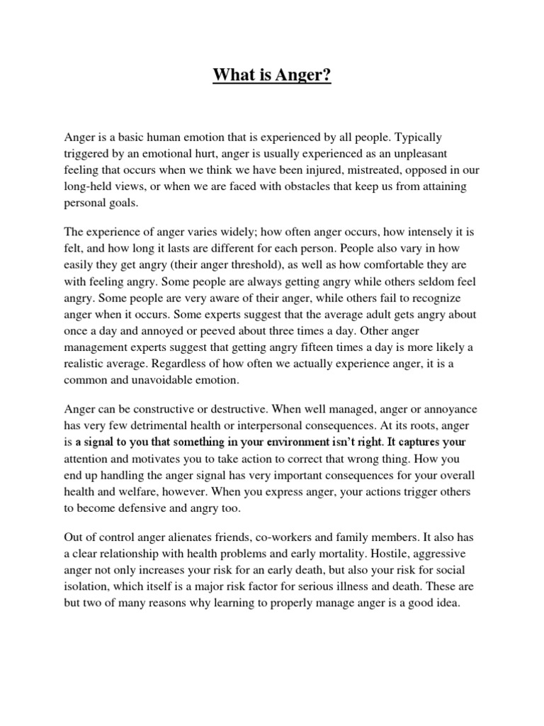 Quotes for Managing Anger | PDF | Anger | Coping (Psychology)