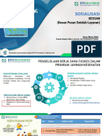 Materi Sosialisasi Kesan Pesan Setelah Layanan (KESSAN) FKTP