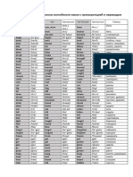 English Irregular Verbs