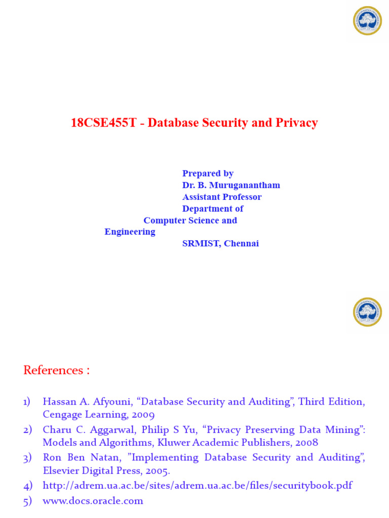 Database Security Auditing Overview | PDF | Audit | Pl/Sql