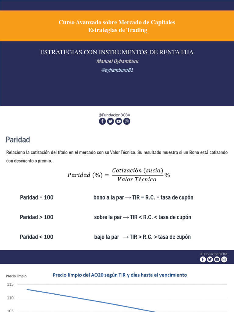 Estrategias de Renta Fija en Trading | PDF | Swap (Finanzas) | Tasas de ...