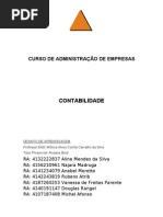 DESAFIO CONTABILIDADE