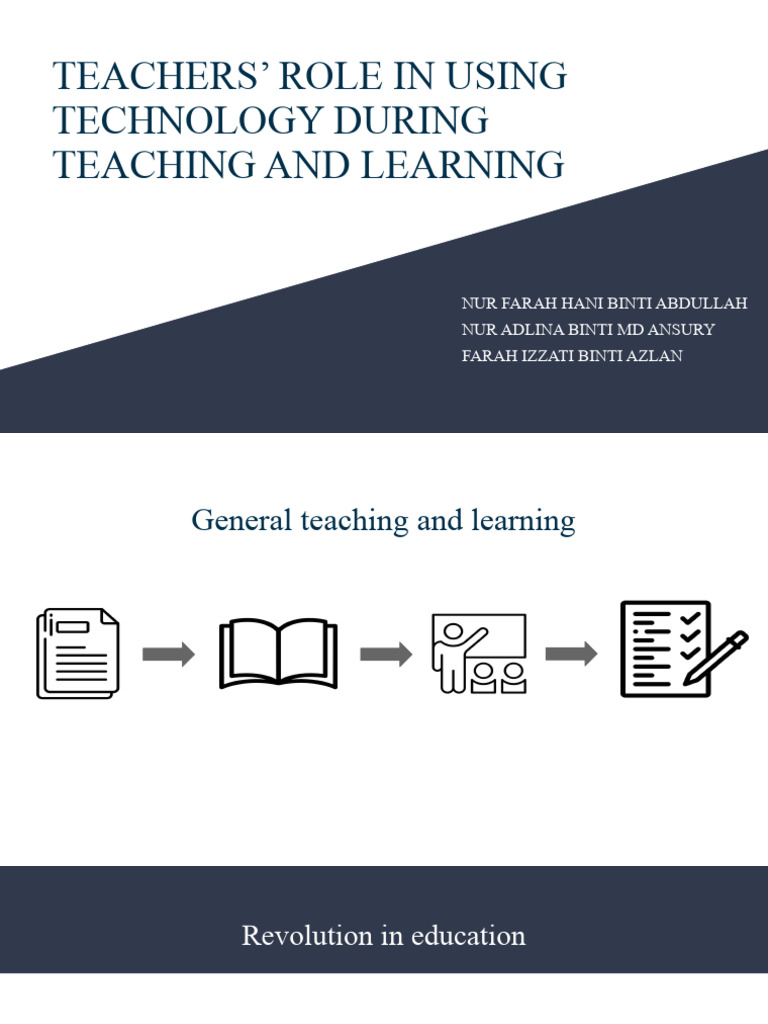 Teachers' Use of Technology in Education | PDF