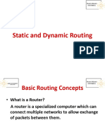 22 - Static and Dynamic Routing
