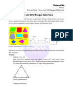 Matematika Kelas 3 Unsur Dan Sifat Bangun Sederhana