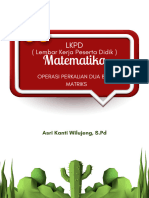 LKPD Perkalian Matriks