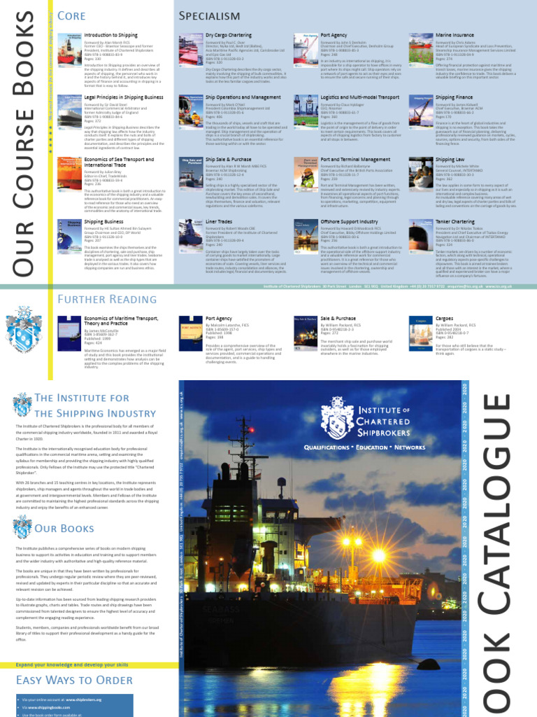 Ics Course Books Catalogue 2020 To Circulate | PDF