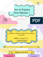 Xi Wajib - Opinion Expression
