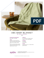 Abc Baby Blanket: by Jenny Williams