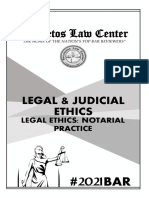 Ethics H4 - Legal Ethics - Readmission-Notarial-Canons of Prof. Ethics - 202021 - FINAL