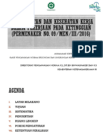 Permenaker Nomor 9MenIII2016 Tentang Pekerjaan Pada Ketinggian