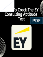 How To Crack The EY Consulting Aptitude Test