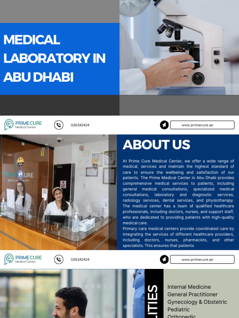 Medical Laboratory in Abu Dhabi PDF Medicine Health Care