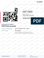 (Event Ticket) FESTIVAL Presale - AMBYARASA AJIBARANG - 1 39188-B83C0-905