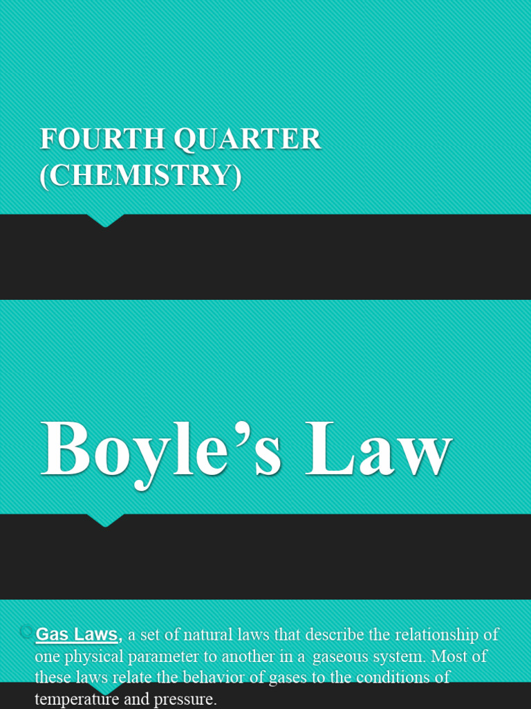 Boyles Law Pdf