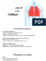 Management of Asthma in Children