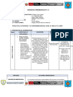 Sesion de Aprendizaje #17 - Ciencia y Tecnología - 18 de Octubre