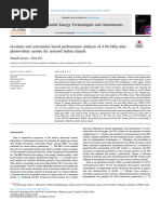 Location and Orientation Based Performance Analysis of 4.98 KWP Solar PV