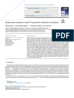 Performance Analysis of Solar PV Parameter