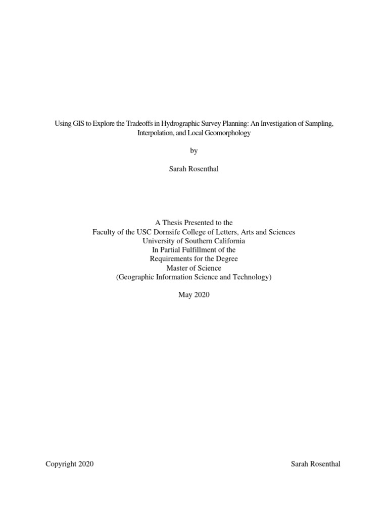 GIS Hydrography Paper | PDF | Spatial Analysis | Dependent And ...