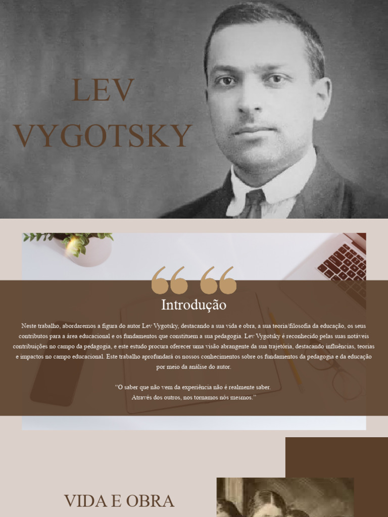 Lev Vygotsky | PDF | Aprendizado | Psicologia