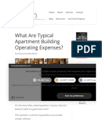 What Are Typical Apartment Building Operating Expenses?