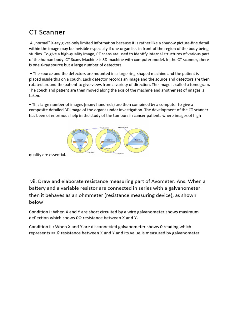 CT Scanner | PDF