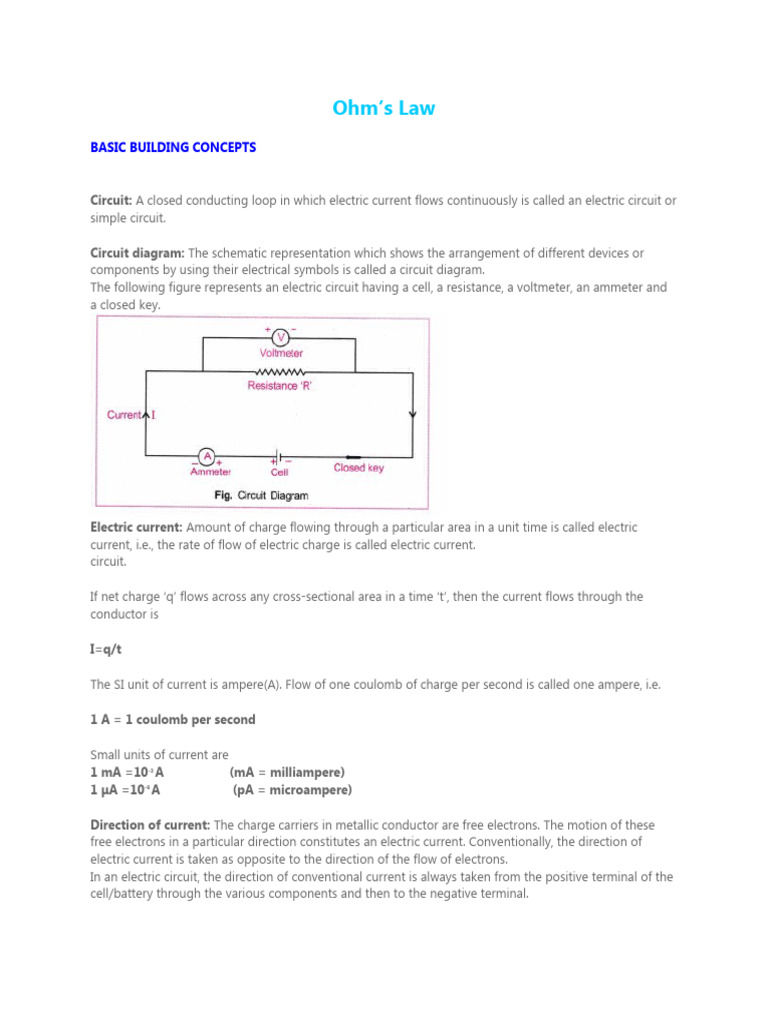 Class 10 Term 2 Practical Pdf Electric Current Electrical